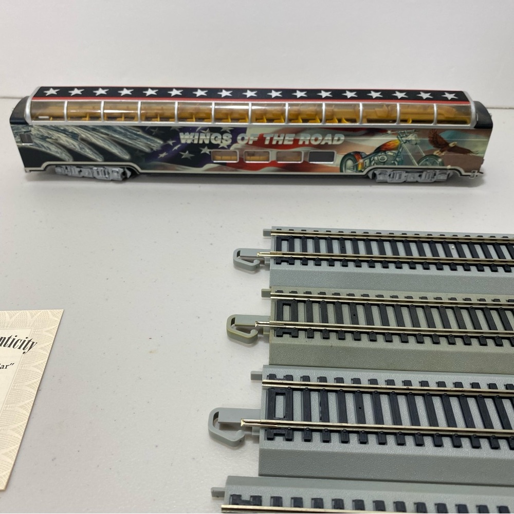 Hawthorne Born To Be Free Wings Of The Road Train Dome Car Vtg Collectible Parts